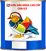 Sơn dầu bóng cao cấp Con Vịt 3Kg