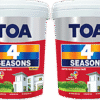 Sơn phủ ngoại thất cao cấp Toa 4Seasons Satin Glo