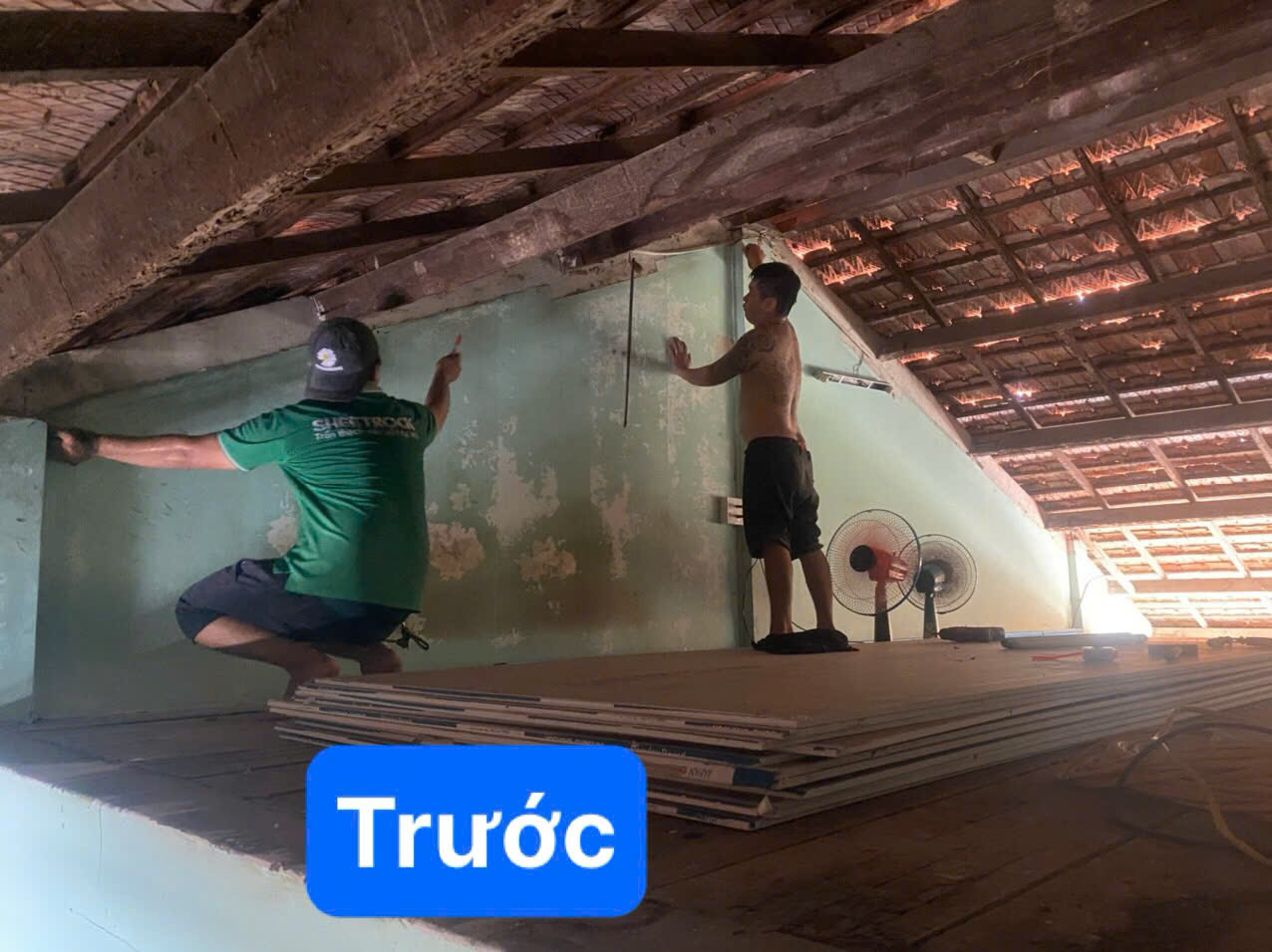 Diện mạo ngôi nhà trước khi sửa chữa