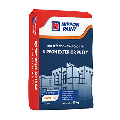 Bột trét ngoại thất Nippon Exterior Putty 40Kg