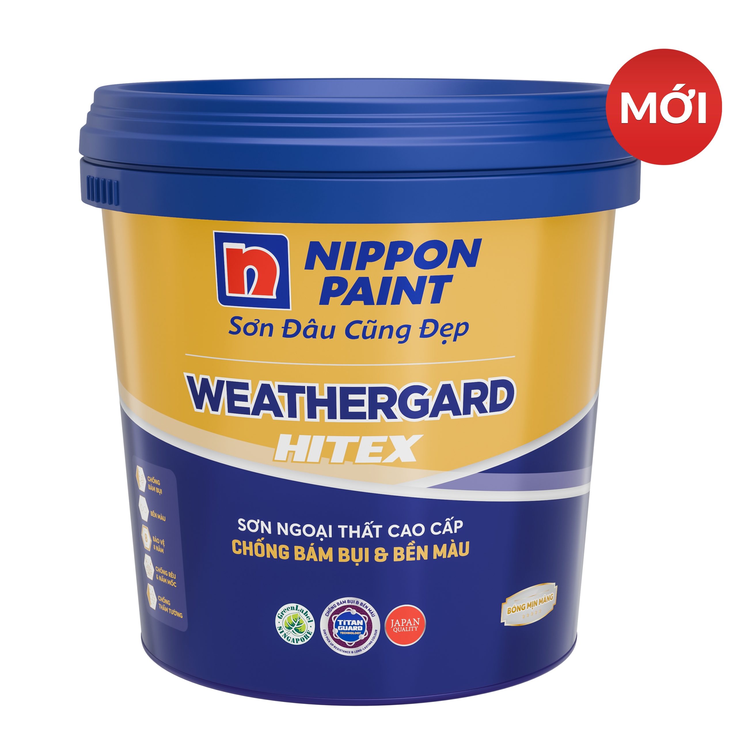 Sơn ngoại thất cao cấp WeatherGard Hitex, 15L