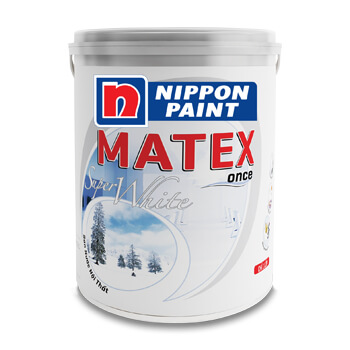 Sơn phủ nội thất Nippon Matex SuperWhite 18L
